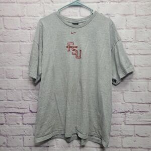 VTG Nike FSU Tshirt Size XL Double Graphics Florida State Championship Victories